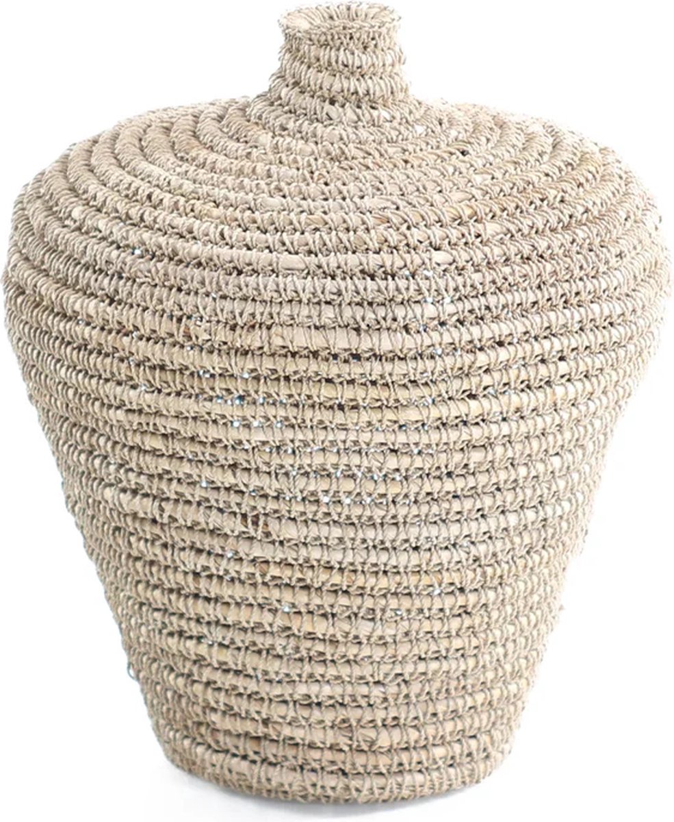 Canal Living - Lambrusco mand - 40 x 40 x 52 cm - Flessenmand - Exclusieve Mand - Uniek Weefproces