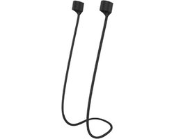 Somstyle Magnetische Band Geschikt Voor Apple Airpods 1, 2, 3, Pro 1 & 2 - Anti Lost Siliconen Voor Draadloze Oordopjes - Koord - 80cm - Zwart