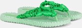 Ilse Jacobsen Slippers met stoffen band CHEERFUL06 - 495 Bright Green | Bright Green