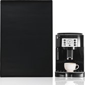 Onderlaag koffie siliconen koffiemachine afdruipmat servies siliconen mat gootsteen accessoires keuken antislipmat placemats voor koffie, gootsteen, huisdieren, zwart