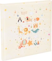 GOLDBUCH GOL-15625 TURNOWSKY Babyalbum TOY ZOO (zonder tekst) als Fotoboek, 30x30 cm, 60 witte bladzijden