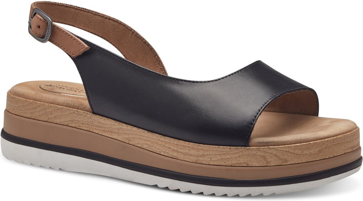 Tamaris COMFORT Dames Sandaaltje 8-88703-42 001 comfort fit Zwart
