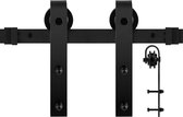 Schuifdeursysteem - Zwart - Staal verzinkt - GPF - Binnendeur - GPF0500.61 Lanka zwart 220 cm