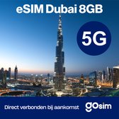 Dubai eSIM - 8 GB - Prepaid Simkaart - 42 Dagen - 4G & 5G - GoSIM