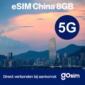 China eSIM - 8 GB - Prepaid Simkaart - 42 Dagen - 4G & 5G - GoSIM