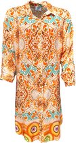 La Pèra Zomerjurk - Blousejurk - Strandjurk - Blouse - Jurk Dames - Oranje - XL/XXL