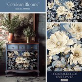 Redesign with Prima - Découpage - Cerulean Blooms I