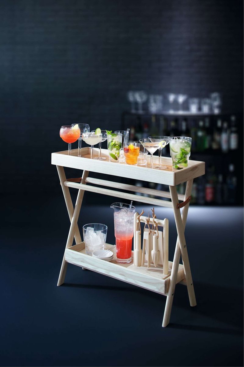 LSA International Mixologist Cocktail Ijsemmer - Hoogte 14 cm - Incl. Tang