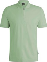 BOSS - Polston Polo Groen - Slim-fit - Heren Poloshirt Maat XL