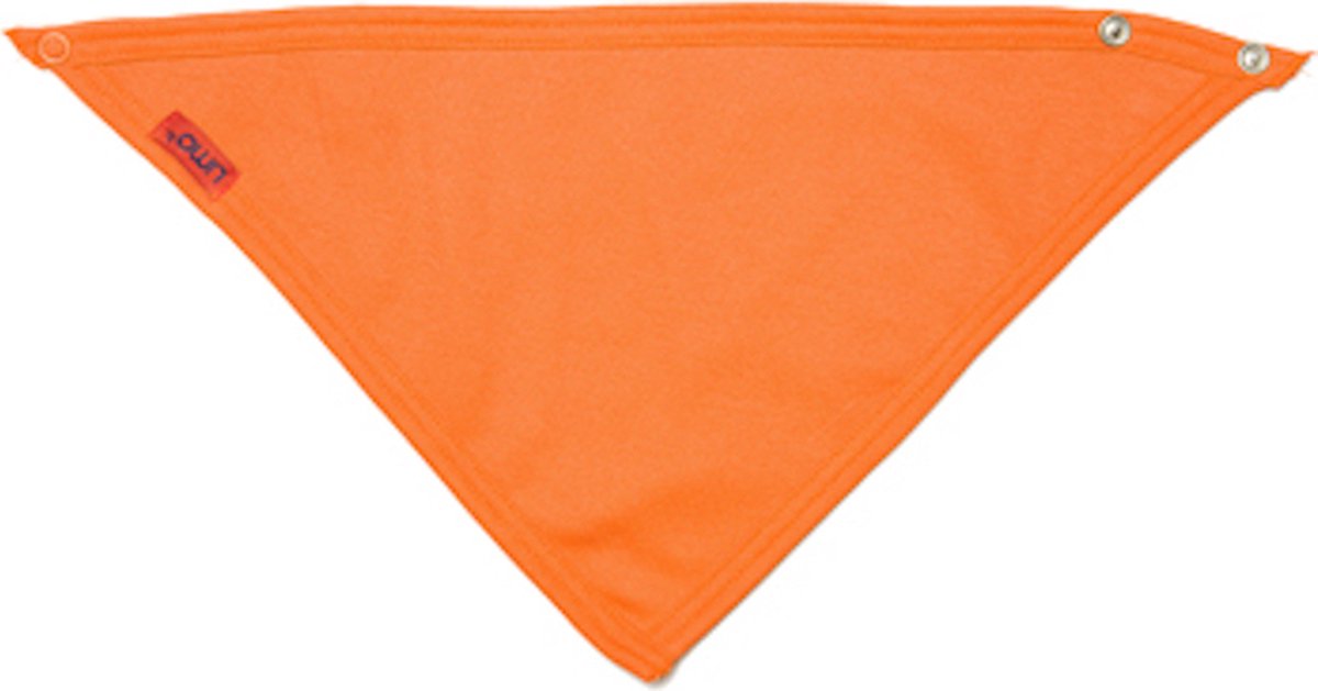 Baby slab bandana oranje biologisch katoen