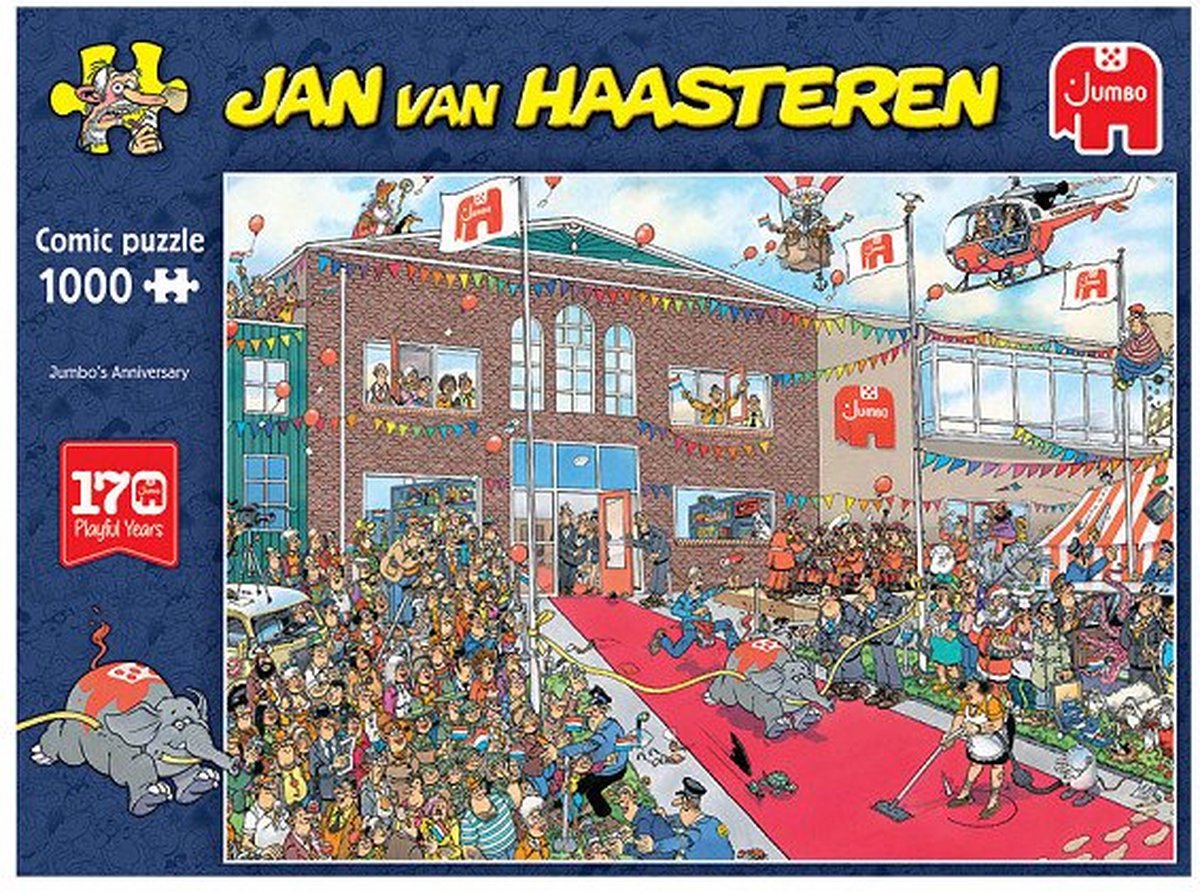 Jan van Haasteren - 170 Jaar Jumbo Jubileum - Puzzel - 1000 stukjes — afbeelding 7
