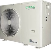 V-TAC VT-M14KW-P1H3-W Warmtepompen - ATW Monobloc - R32 - DC ventilator - 220-240V - 1 fase 14kW met back-up verwarming 3kW