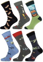 9 paar | naadloze sokken | merk Teckel | diverse printjes | Anti transpiratie | maat 40-46