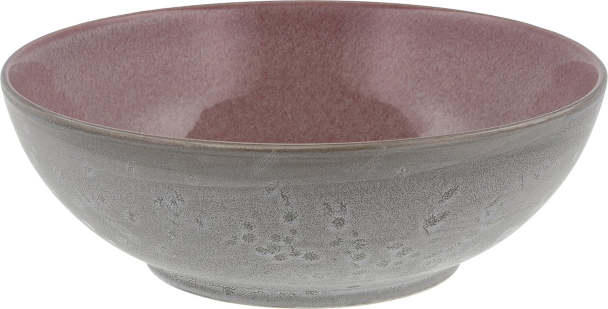 BITZ Saladekom Dia. 30 x 10 cm Grijs/Light pink