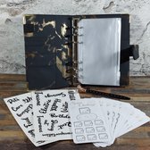 Budget Planner Zwart / Goud - Start set - Kasboek - Budget binder met geldenveloppen - Huishoudboekje - Cadeautip