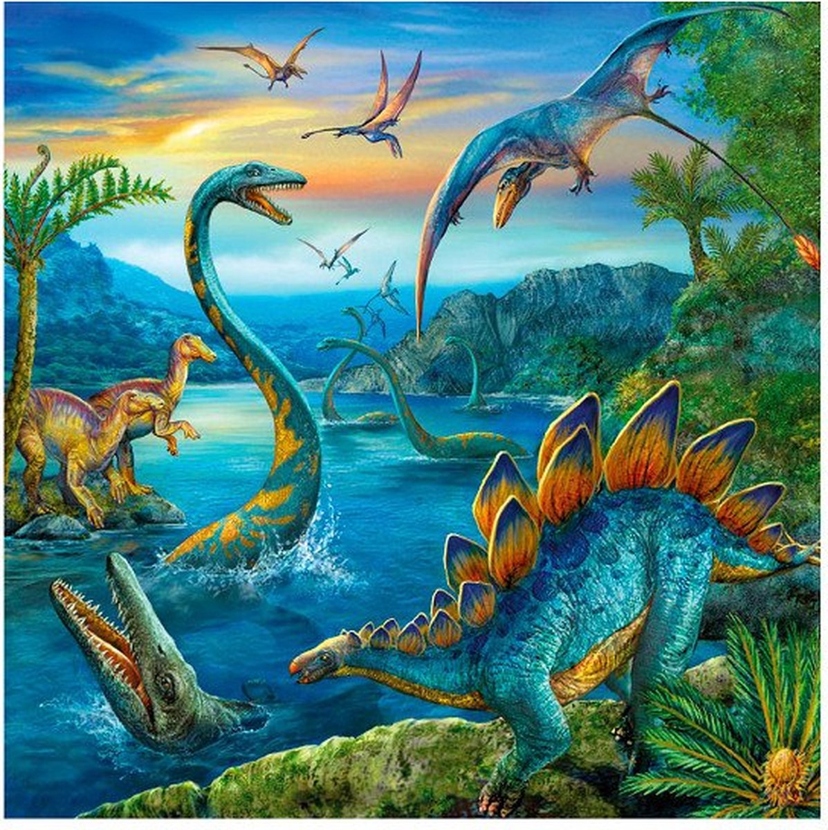 Ravensburger DinosauriÃ«rs - 3x49 stukjes - kinderpuzzel — afbeelding 2