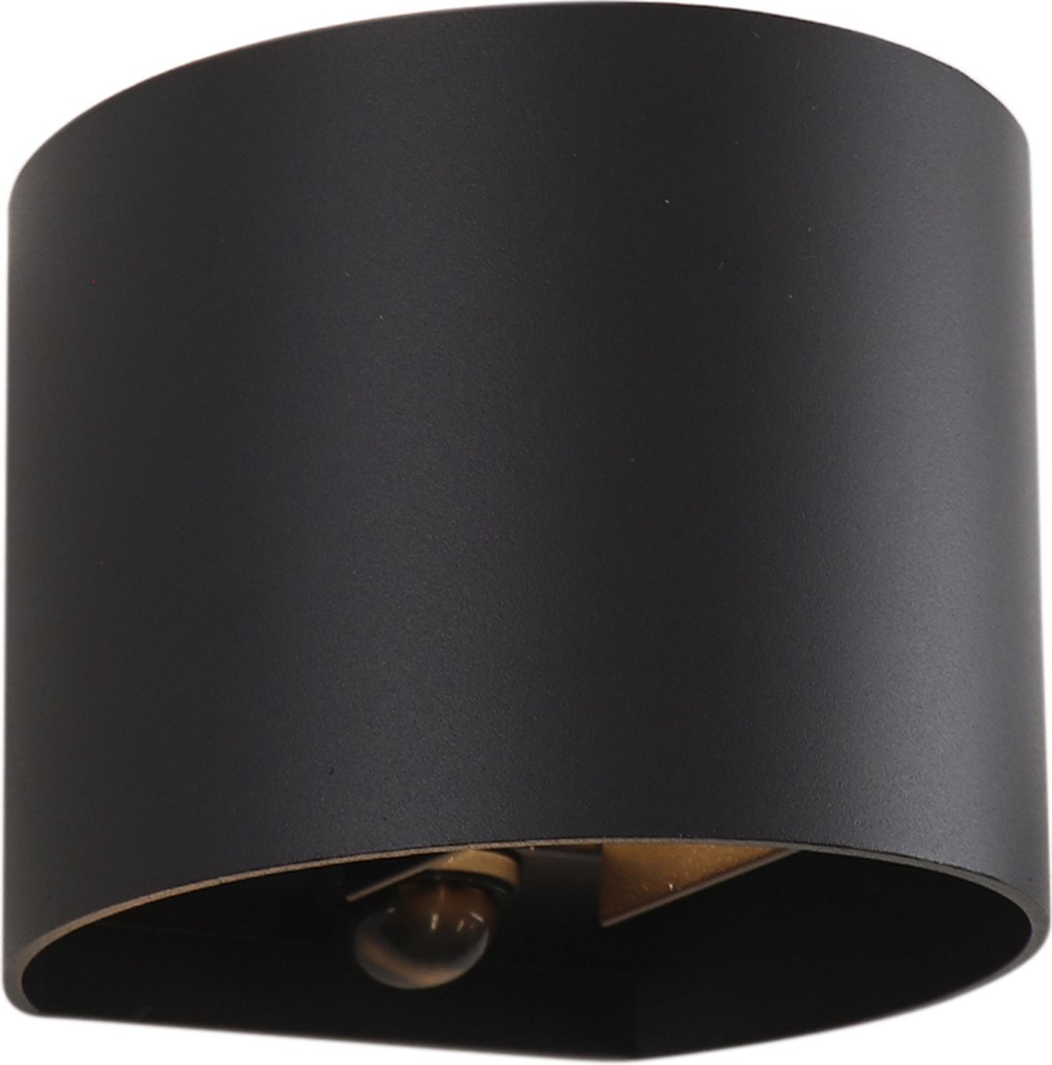 Olucia - DION - Wandlamp - Zwart - Vorm: Rond