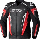 RST Tractech Evo 5 Red Black White Leather Jacket 58 - Maat - Jas