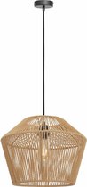 Light & Living Hanglamp Caspian - Bruin/Zwart - Ø40cm - Landelijk - Hanglampen Eetkamer, Slaapkamer, Woonkamer