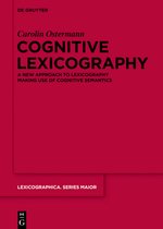 Lexicographica. Series Maior149- Cognitive Lexicography