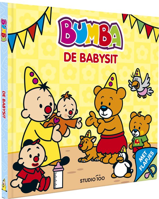 Foto: Bumba kartonboek met flapjes de babysit