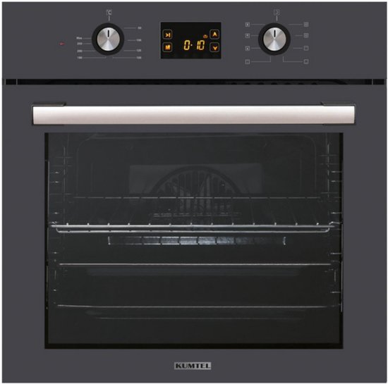 Kumtel B66-SF2(DDT) - Digitale - Antraciet(Grijs) Inbouw Oven - 55 lt