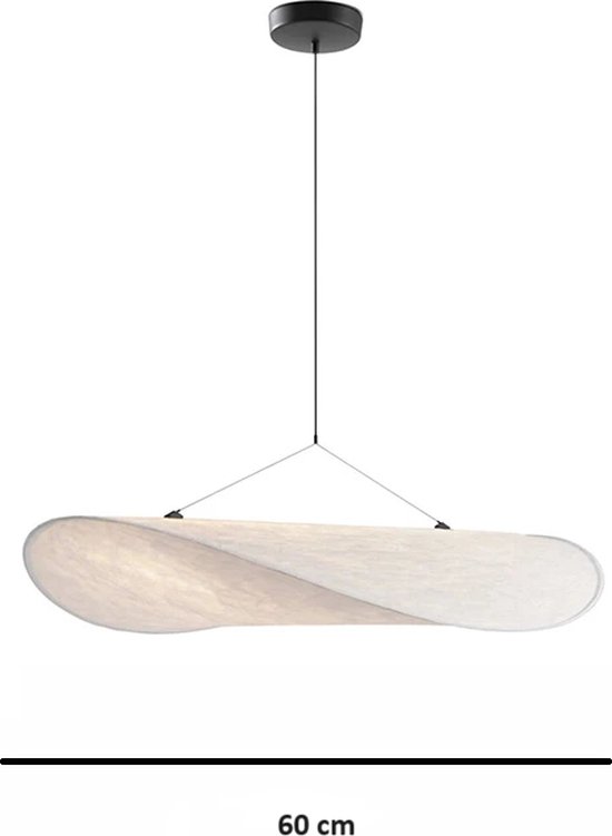 YMA® Design Hanglamp LED - 60cm Breed - Verstelbaar Snoer tot 200cm - Home Decor - Zijden Stof