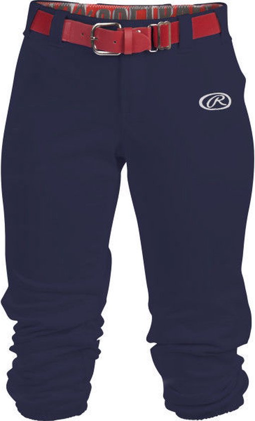 Rawlings WLNCHG Girls Belted Pant S Navy