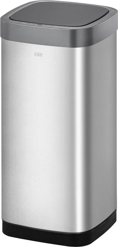 EKO - EcoSmart Sensor Bin 50 liter - Stainless steel Polypropyleen - mat RVS - Prullenbak
