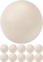 GAMES PLANET Voetbaltafel Ballen Wit - Set van 10 - Tafelvoetbal - Ø 31 mm