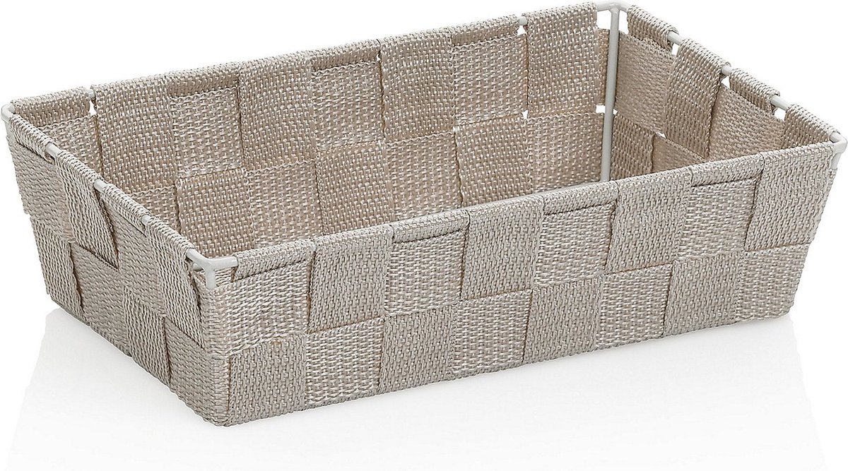Kela Badkamer - Alvaro Mand 23x15x6 cm - Polypropyleen - Zilver