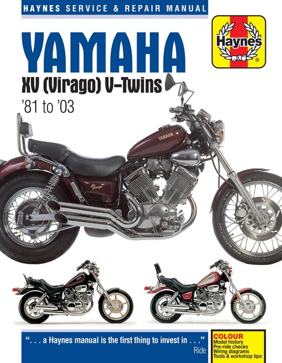 Yamaha XV Virago Service & Repair Manual - cover