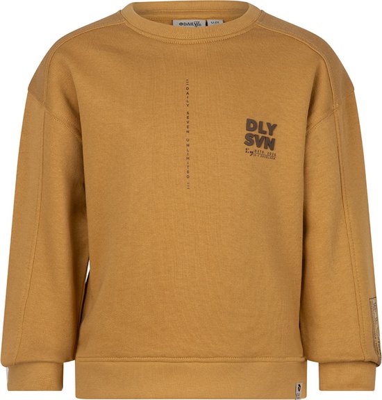 Daily7 jongens onversized sweater DLY Dusty Yellow