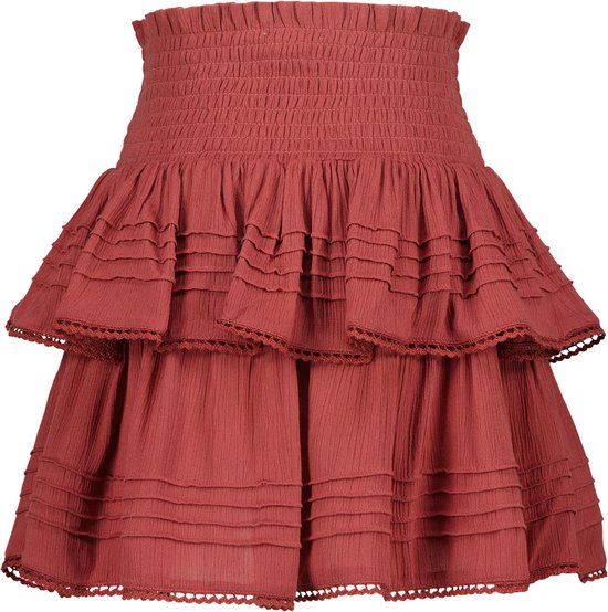 Vingino Mini Skirt Qalice Meisjes Rok - Old Berry - Maat 152