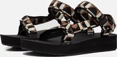 Teva W Midform Universal - Dames Sandalen - Zwart/Bruin - Maat 38