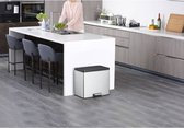 Bol.com EKO Essential Pedaalemmer 9+9+9L - Mat RVS aanbieding