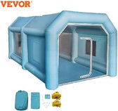 Vevor - Opblaasbare -Verf Booth - 2 Blowers - Partytent - Opblaasbare Partytent - Blauw - 4 x 2.5 x 2.2M