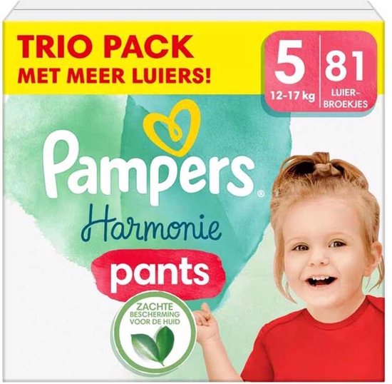 Foto: Pampers harmonie pants maat 5 12 17kg 81 luierbroekjes