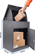 Silvergear Parcel Mailbox - Boîte à colis - Boîte aux lettres pour colis - Zwart