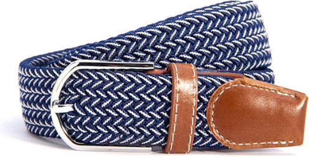 Finnacle - Riem - Blauwe riem - Elastische riem - Blauwe - Rekbare riem - Belt - Elastic belt - Blue belt - 105CM/120CM Riem - Blauwe riem - Elastische riem - Blauwe - Rekbare riem - Belt - Elastic belt - Blue belt - 105CM/120CM
