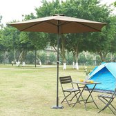 Pied de parasol Biccari porte-parasol carré en béton 35x35x4,5 cm casa.pro