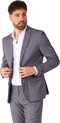 OppoSuits Daily Dark Grey - Casual Heren Pak - Grijs - Maat EU 50