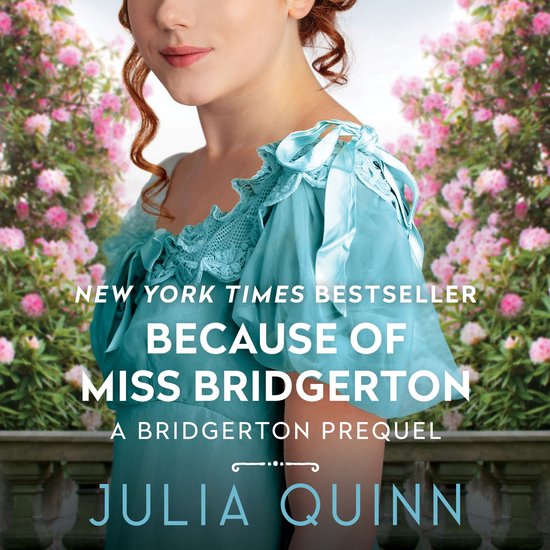 Because of Miss Bridgerton - cover