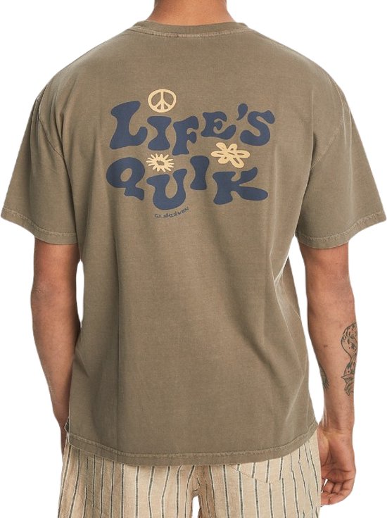 Quiksilver Life's Quik T-shirt - Timber Wolf