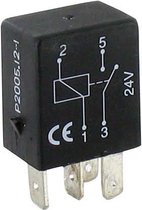 Relais – 24 Volt 10 ampere – 4 polig – aan / uit - TCP
