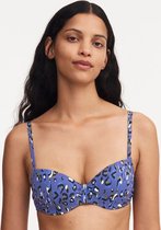 Chantelle - Léopard Blue - Haut de bikini - Taille 80C - Blauw - C11T50