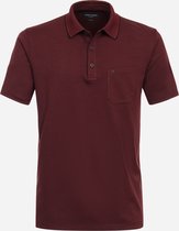 CASA MODA comfort fit heren polo - rood - Maat: 5XL