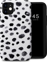 Selencia Hoesje Geschikt voor iPhone 11 Hoesje - Selencia Vivid Backcover - Trendy Leopard