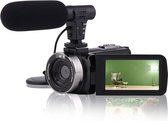 Camcorder - Full HD 4K - Vlogging Camera - Nachtzicht - Microfoon