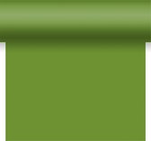 Chemin de table Duni - 2x - papier - vert feuille - 480 x 40 cm - Chemins de table